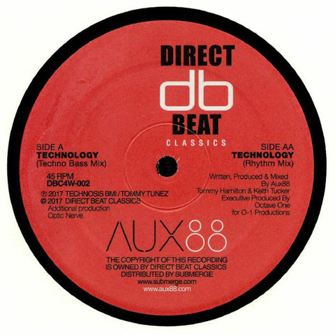 Aux 88 - Technology - 12" - Direct Beat Classics - DBC4W-002