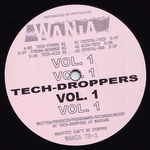 Tech-Droppers - Vol. 1 - 12" - Wania - WANIA TD-1