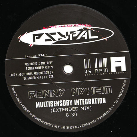 Ronny Nyheim - Multisensory Integration - 12" - PsyPal - PAL-1
