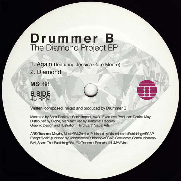 Drummer B - The Diamond Project EP - 12" - Transmat - MS088
