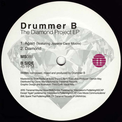 Drummer B - The Diamond Project EP - 12" - Transmat - MS088