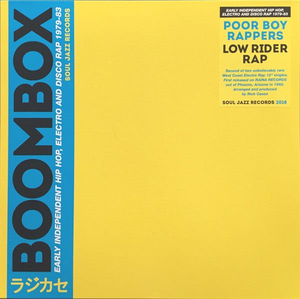 Poor Boy Rappers - Low Rider Rap - 12" - Soul Jazz Records - SJR 417-12