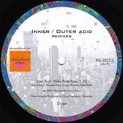 Mr. Fingers - Inner / Outer Acid (Remixes) - 12" - Alleviated Records - ML-2237-3