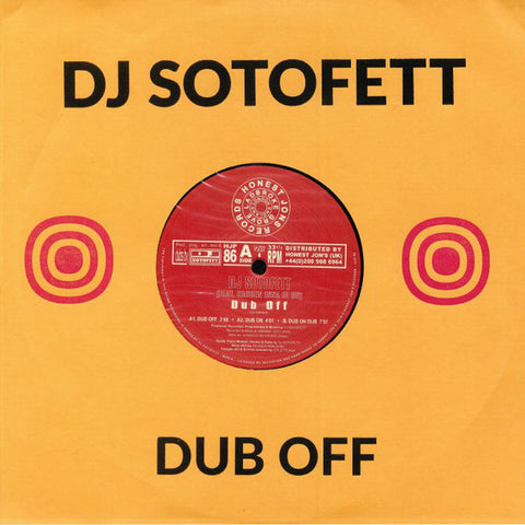 DJ Sotofett feat. Haugen Inna Di Bu - Dub Off - 10" - Honest Jon's Records - HJP 86
