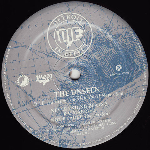 D.I.E. feat. The Men You'll Never See - The Unseen - 12" - Clone West Coast Series - CWCSxMAP002