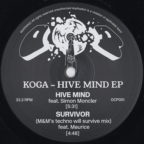 Koga - Hive Mind EP - 12" - OCP - OCP001