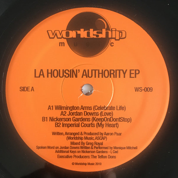LA Housin' Authority EP - 12" - Worldship - WS-009