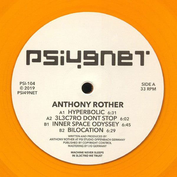 Anthony Rother - Hyperbolic - 12" - Psi49net - PSI-104