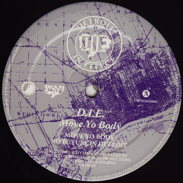 D.I.E. - Move Yo Body - 12" - Clone West Coast Series - CWCSxMAP004