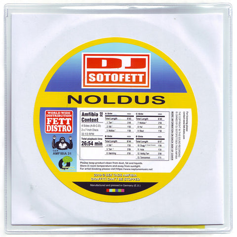 DJ Sotofett - Noldus - 2x7" - Sex Tags Amfibia - AMFIBIA 31