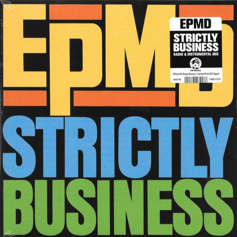 EPMD ‎– Strictly Business - 7" - Mr Bongo - MRB7199