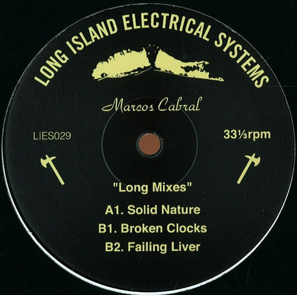 Marcos Cabral - Long Mixes - 12" - LIES 029