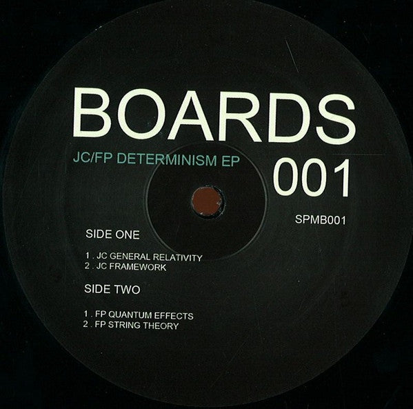 JC / FP - Determinism EP - 12" - Soul People Music - SPMB001
