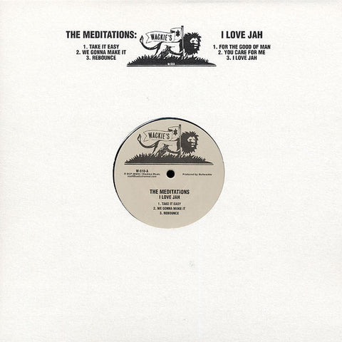The Meditations - I Love Jah - LP - Wackie's - W-510