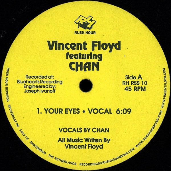 Vincent Floyd - Your Eyes / I'm So Deep - 12" - Rush Hour - RH-RSS 10