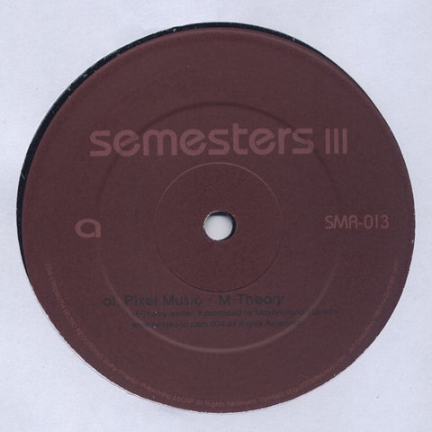 VA - Semesters III - 12" - Strength Music Recordings - SMR-013