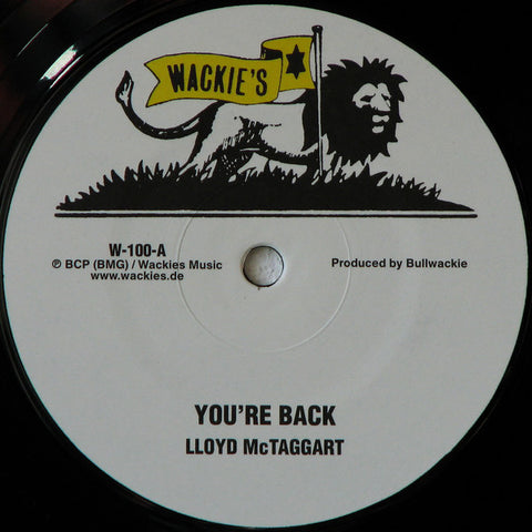 Lloyd McTaggart - You're Back - 12" - Wackie's - W-100