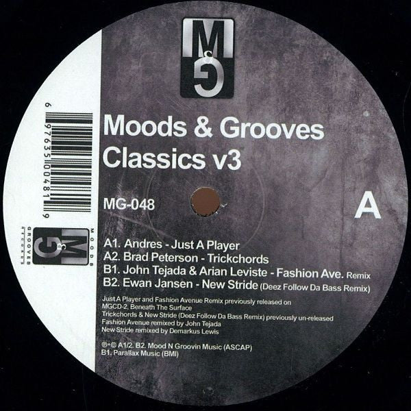 VA - Moods & Grooves Classics v3 - 12" - Moods & Grooves - MG-048
