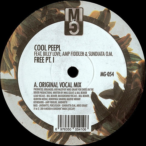Cool Peepl feat. Billy Love, Amp Fiddler & Sundiata O.M. - Free Pt. I - 12" - Moods & Grooves - MG-054