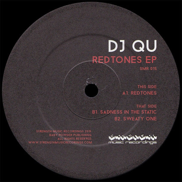 DJ Qu - Redtones EP - 12" - Strength Music Recordings - SMR015