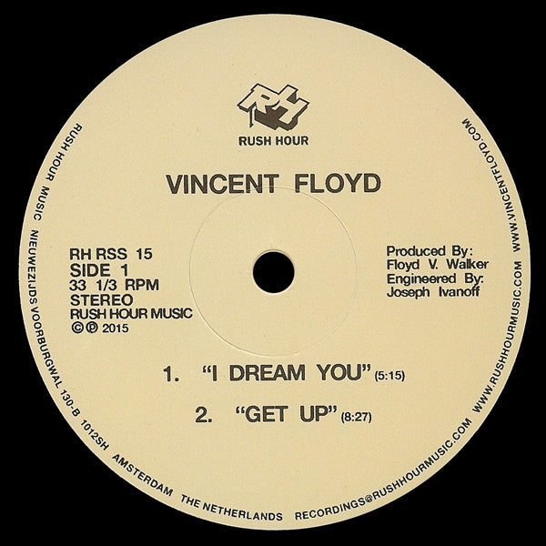 Vincent Floyd - I Dream You - 12" - Rush Hour - RH-RSS 15