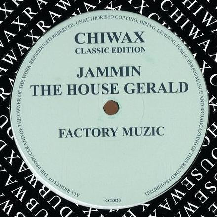 Jammin the House Gerald - Factory Muzic - 12" - Chiwax - CCE020
