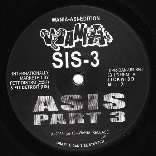 Asis - Asis Part 3 - 12" - Wania - WANIA SIS-3