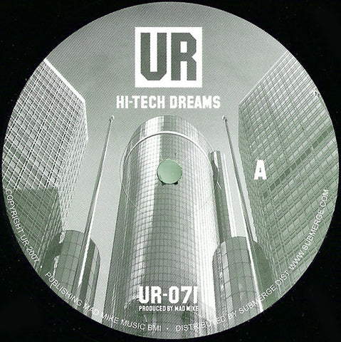 Mad Mike - Hi-Tech Dreams / Lo-Tech Reality - 12" - Underground Resistance - UR-071