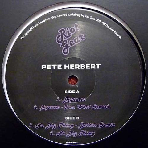 Pete Herbert - Expresso - 12" - Riot Gear - RGEAR002