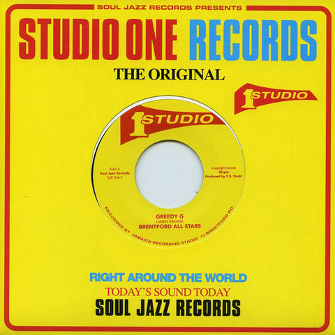 Brentford All Stars / IM & Sound Dimension - Greedy G / Love Jah - 7" - Soul Jazz Records - SJR 336-7