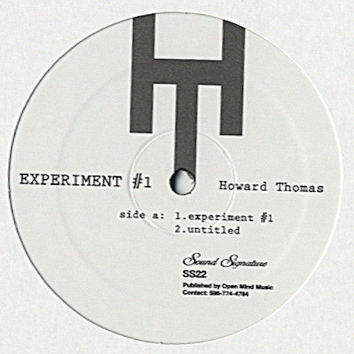 Howard Thomas - Experiment #1 - 12" - Sound Signature - SS22