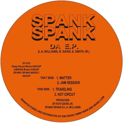 Spank Spank - Da E.P. - 12" - Sex Trax - ST-015