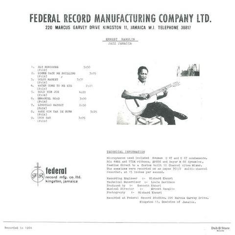 Ernest Ranglin - Jazz Jamaica - LP - Dub Store Records - DSR-LP-513