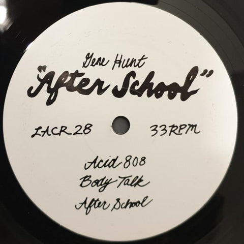 Gene Hunt - After School EP - 12" - L.A. Club Resource ‎- LACR28