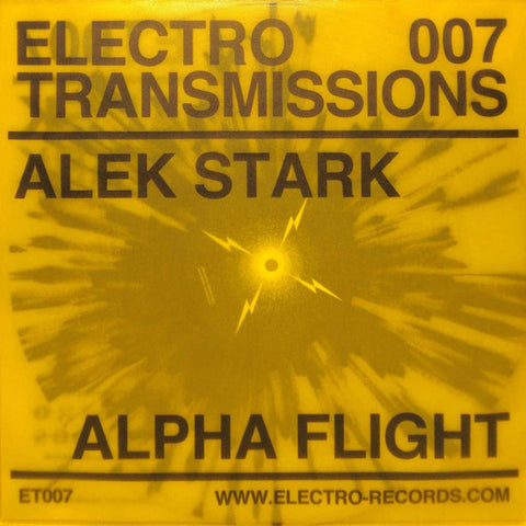 Alek Stark - Alpha Flight EP - 12" - Electro Records/Electro Transmissions - ER0012/ET007