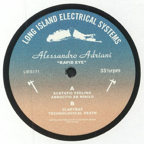 Alessandro Adriani ‎- Rapid Eye - 12" - L.I.E.S. Records ‎- LIES-171