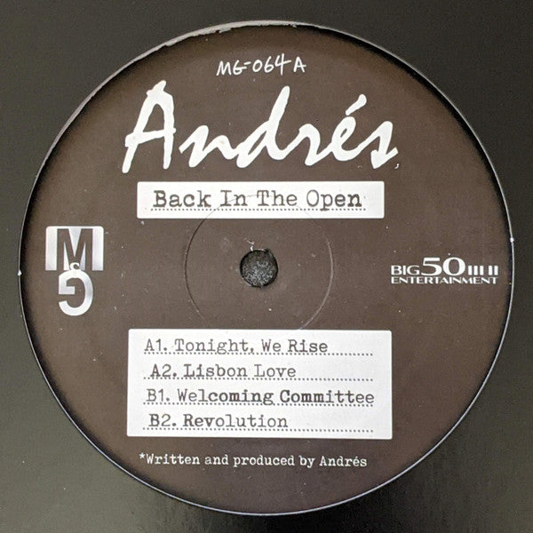 Andrés – Back In The Open - 12" - Moods & Grooves – MG-064
