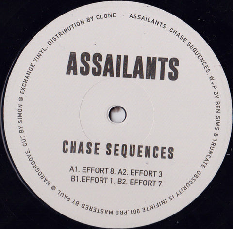 Assailants - Chase Sequences - 12" - Obscurity Is Infinite - OII001