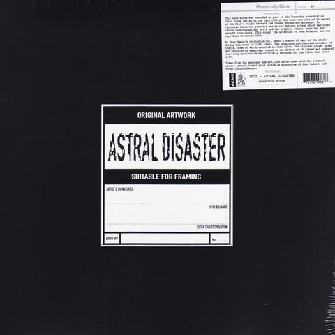 Coil - Astral Disaster - LP - Prescription - DRUG R8