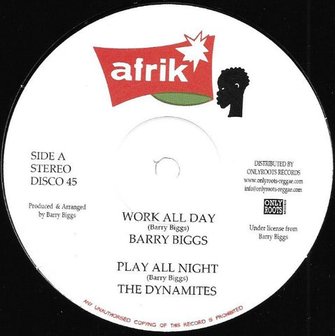 Barry Biggs - Work All Day - 12" - Afrik