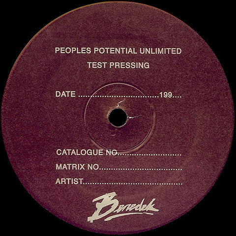 Benedek - Test Pressing - LP - Peoples Potential Unlimited ‎- PPU-053