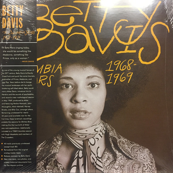 Betty Davis - The Columbia Years 1968-1969 - LP - Light In The Attic - LITA 135