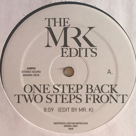 Betty Wright & Eddy Rosemond – One Step Back, Two Steps Front / Funk It - 12" - Most Excellent Unlimited – MXMRK-2029