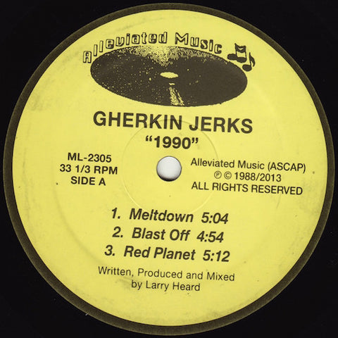 Gherkin Jerks - 1990 - 12" - Alleviated Records - ML-2305