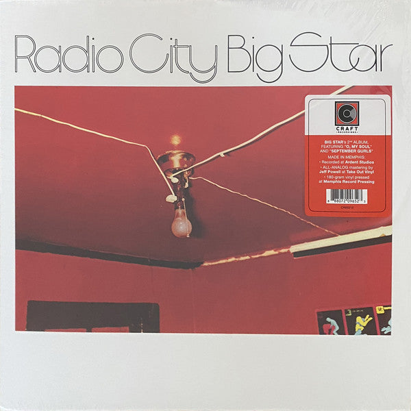 Big Star ‎– Radio City ‎– LP‎ ‎– Ardent/Craft ‎– CR00212