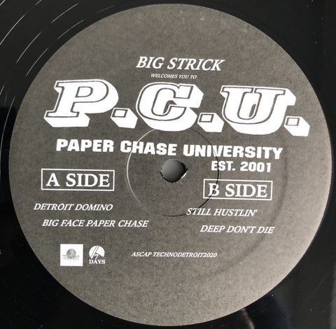 Big Strick - Paper Chase University - 12" - 7 Days Ent. - 7DAYSENT 1014