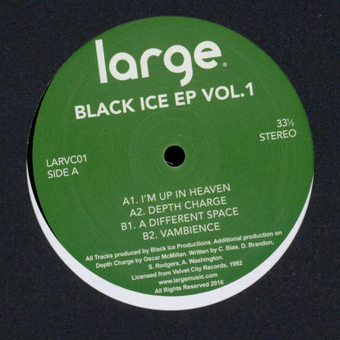 Black Ice - Black Ice EP Vol 1 - 12" - Large Records - LARVC01