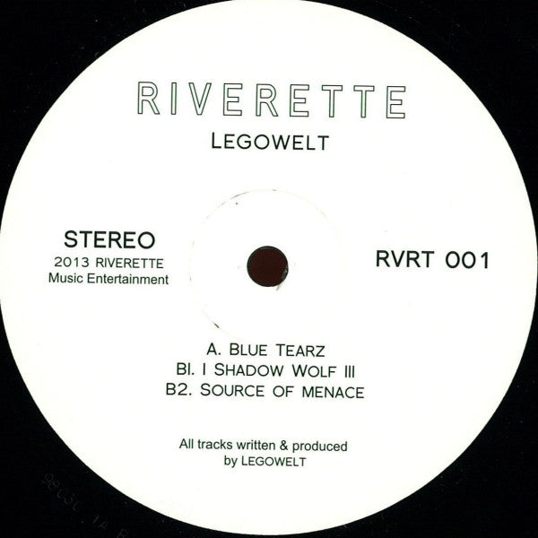 Legowelt - Blue Tearz - 12" - Riverette - RVRT 001