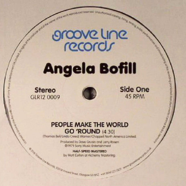 Angela Bofill - People Make the World Go 'Round - 12" - Groove Line Records - GLR12 0009