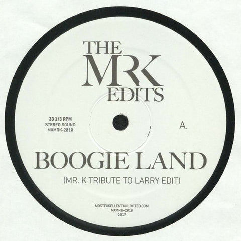 Ike Strong / The Boogie Man Orchestra – Boogie Land / Lady, Lady, Lady - 12" - Most Excellent Unlimited – MXMRK 2010